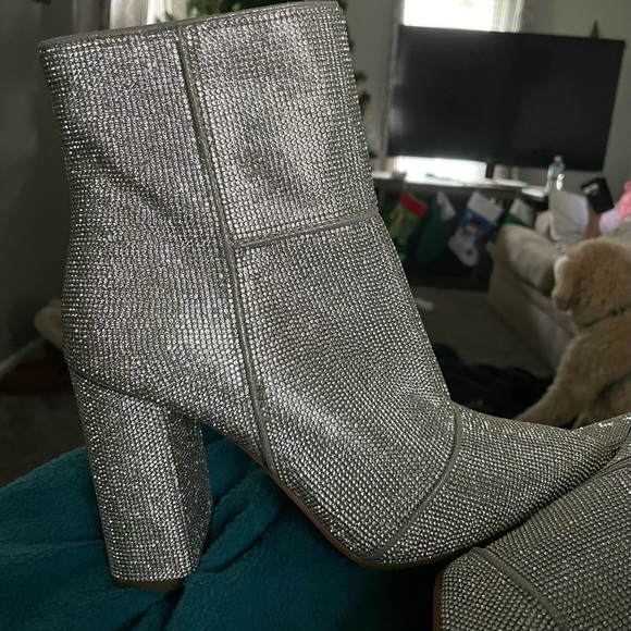 Steve Madden Rhinestone Boots - Picture 4 of 4